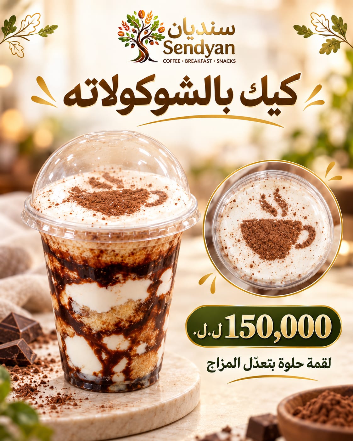 كيك بالشوكولاتة من صور سنديان